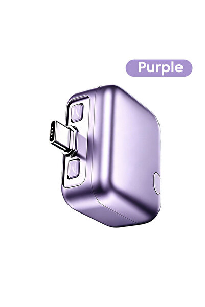 Choice3 Purple Type-C Fully Charged Smart Separator Auto Power-Off Overcharge...