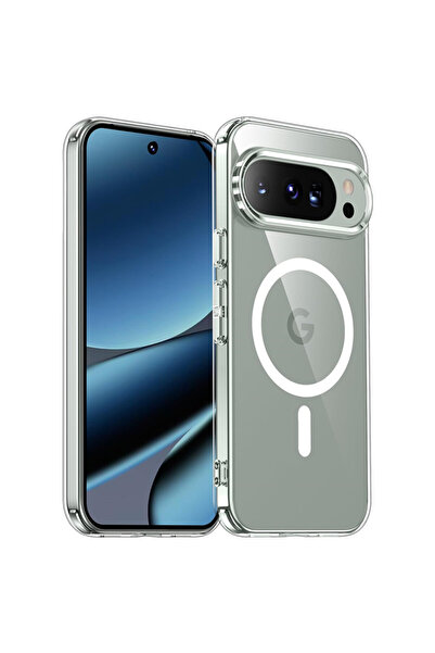 choice2 Google Pixel 9 Pro XL Clear Transparent Slim Magnetic Crystal TPU Sof...
