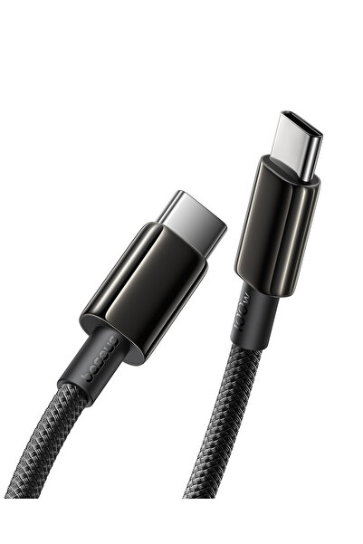 Choice BASEUS 1.2m Black Baseus 100W Type C To USB C Cable For iPhone 16 15 F...
