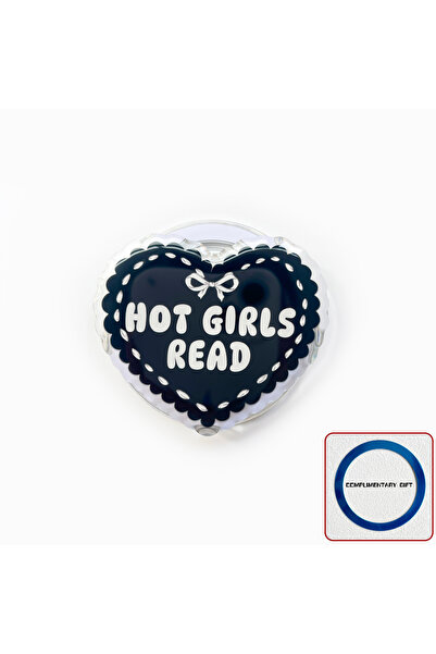 choice2 D6 Magnetic Acrylic Phone Grip Socket Book Lover Gift E-book Poppings...