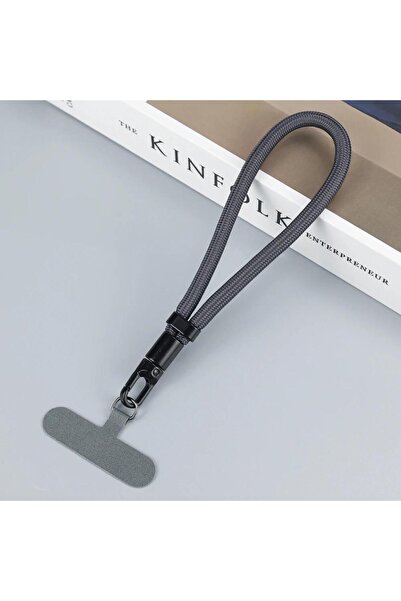 Choice3 Gray Universal 360-Degree Rotation Cell Phone Lanyard Metal Mobile Ph...