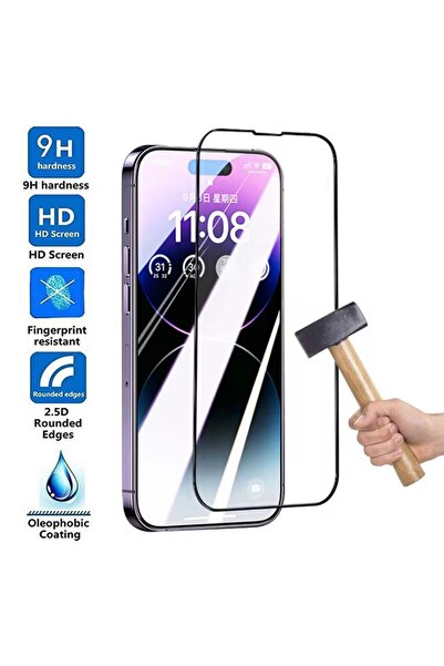 Choice13 Silk Black For iPhone 13 Tempered Glass For iPhone 16 15 14 13 12 11...