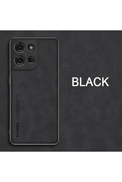 Choice1 Motorola Edge 50 Pro black Leather Phone Case for Moto Edge X70 70 50...