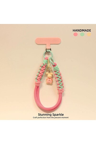 Choice5 Pink Phone Strap Short Lanyard Anti Loss Wrist Strap Compatible with ...