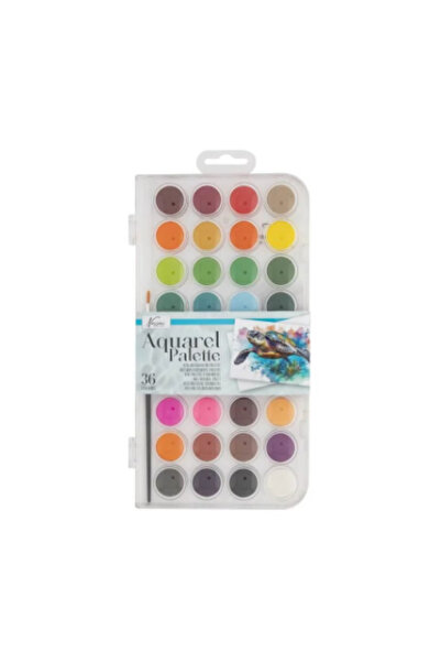 Nassau fine art Set de 36 de culori acuarelă