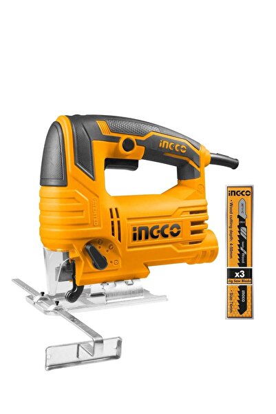 Ingco JS57028 570W Electric Jig Saw, 800–3000RPM, 65mm Wood Cutting Capacity,...