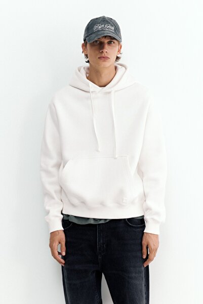 Pull & Bear Kapüşonlu basic sweatshirt