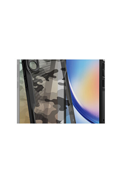 Ringke Fusion X Design - Samsung Galaxy A34 5G - Μαύρο Καμουφλάζ