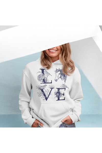 bellanova Unisex Printed Hooded Sweatshirt