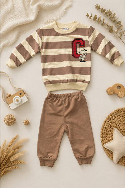zepkids Boys' Set Sweatshirt and Sweatpants 2-Piece Set