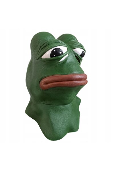 Korbi Mască din latex, recuzită pentru costum, bal de Halloween, broască, Bro...