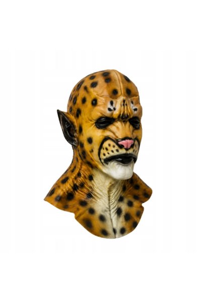 Korbi Mască de latex, recuzită costum, bal de Halloween, tigru