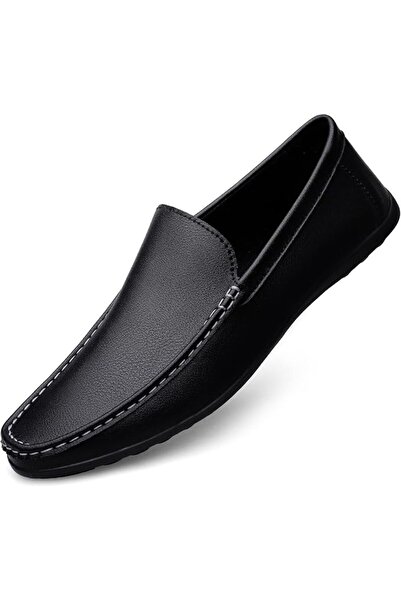 GENERAL Leather Shoes For Men Men Driving Shoes Leather Casual Shoes Soft Loa...