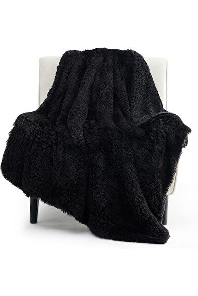 BEDSURE Ultra Soft Throw Blanket, Fluffy Blankets & Throws - Fuzzy Sherpa Fau...