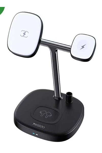 Yesido Multi-Device Magnetic Wireless Charger Stand – 15W Fast Charging for P...