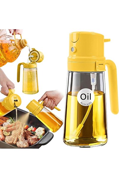 GENERAL YARRAMATE 16oz/470ml Easy Refillable Oil Sprayer for Cooking, 2 in 1 ...