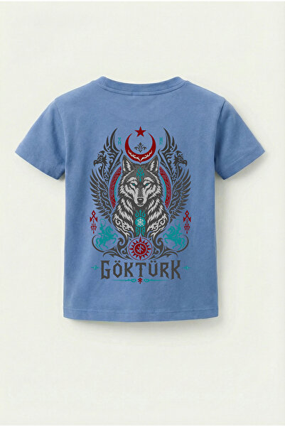 nirvoda Children's T-Shirt Guardian of the Sky - Bozkurt Children's Tshirt wi...