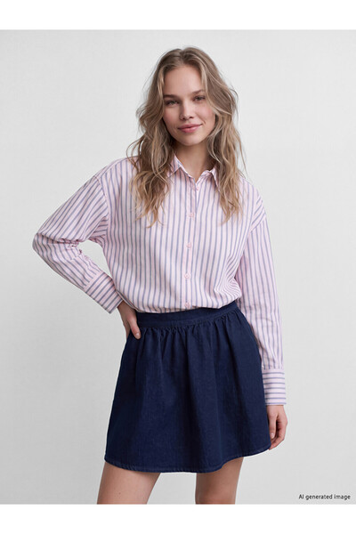 LC Waikiki I Striped Poplin Women's Shirt from Freezen Store