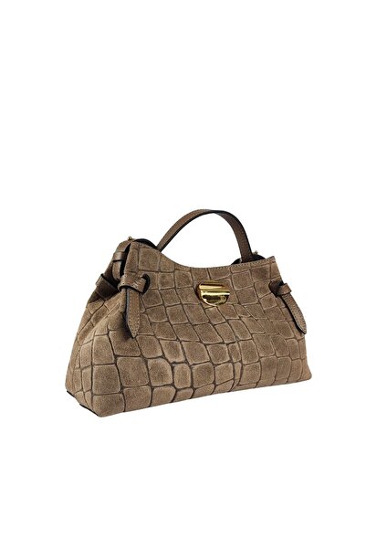 Generic Brand Γυναικεία τσάντα από γνήσιο δέρμα σουέτ MIRI LEATHER