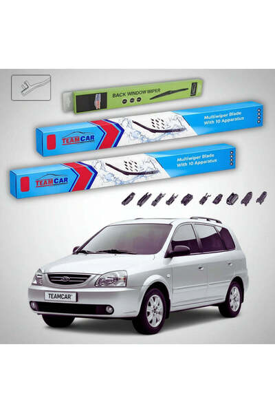 TEAMCAR Wipers Kia Carens FC/FJ 1999-2006 | Front and Rear Set Flat Premium –...