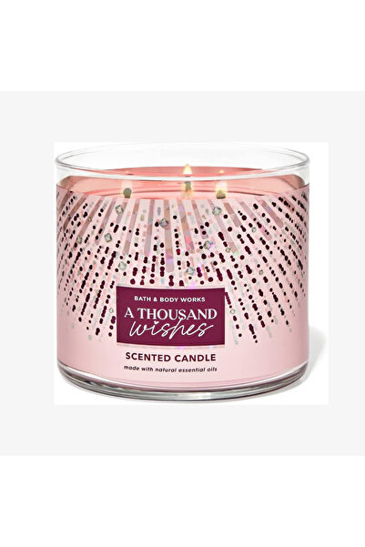 Bath and Body Works شمعة معطرة بعطر ألف أمنيات