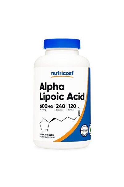 Nutricost Acid Alfa Lipoic 600 mg, 240 Capsule Supliment Alimentar