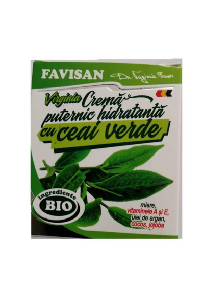 Favisan Βιρτζίνια Φαβισάν Ισχυρή Ενυδατική Κρέμα με Πράσινο Τσάι, 50ml
