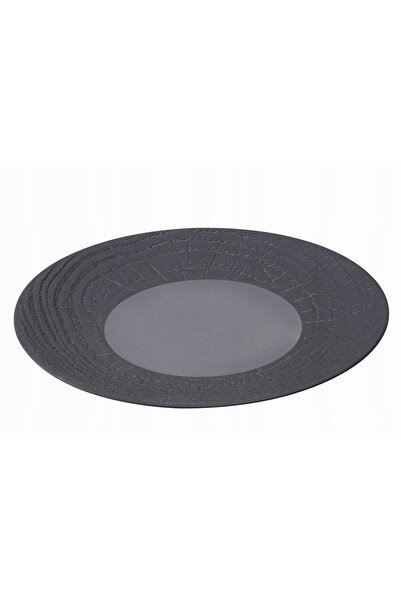 REVOL Farfurie plată Arborescence 28 cm porțelan negru francez