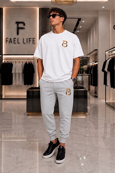 FAEL LİFE UNISEX ΣΕΤ ΜΠΛΟΥΖΑΚΙ ΚΑΙ ΦΟΥΤΕΡ ΜΕ ΣΤΑΜΠΑ B, Άνετης Εφαρμογής