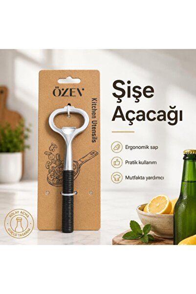 ÖZEV ÇELİK BAŞLIKLI SODA AÇACAĞI-304 PASLANMAZ ÇELİK GÖVDE