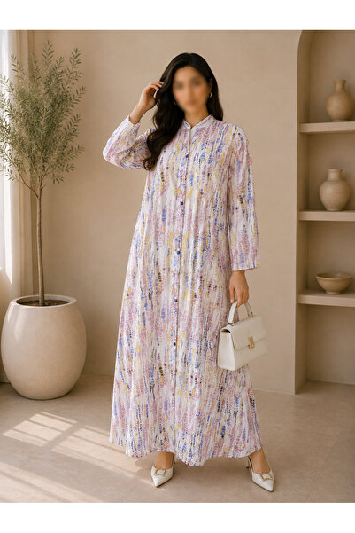 ROGINA Women's Jalabiya with a Modern and Flowy Design, Made of 100% Cotton.