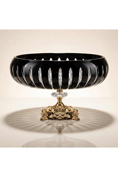 AKDEN STORE Crystal Cutting Decoration Handcrafted Avant-Garde Bowl 28 cm - A...