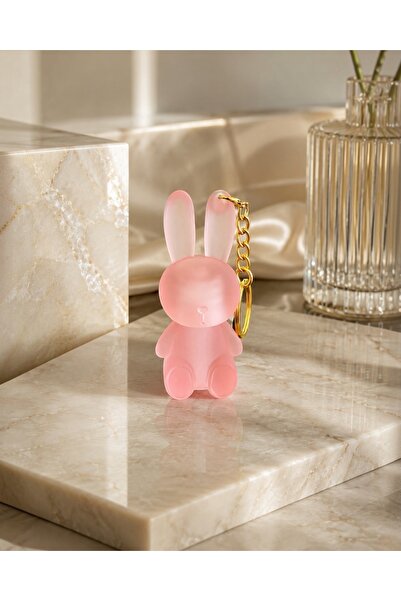 KILIF HOUSE Rabbit Figured Moisturizing and Shine-Enhancing Lip Gloss Keychain