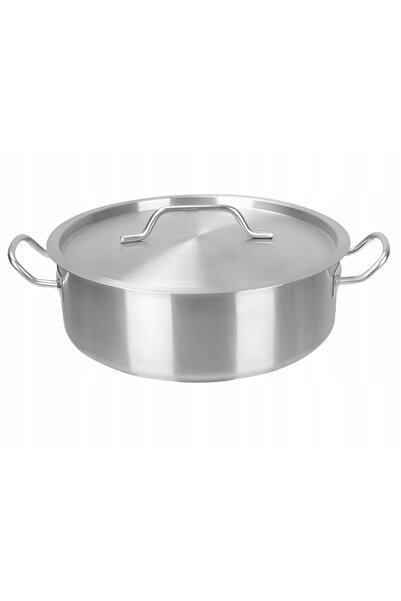 NO BRAND Oală joasă 18.5L cu capac Premium Szron PRE4015