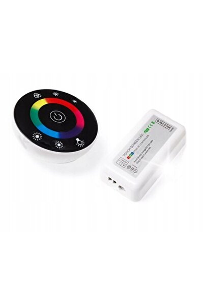 NO BRAND Telecomandă pentru benzi LED RGB 12A, rotundă, neagră
