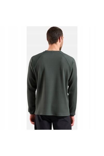 Odlo Bluză sport fără glugă, strat intermediar, verde CUBIC