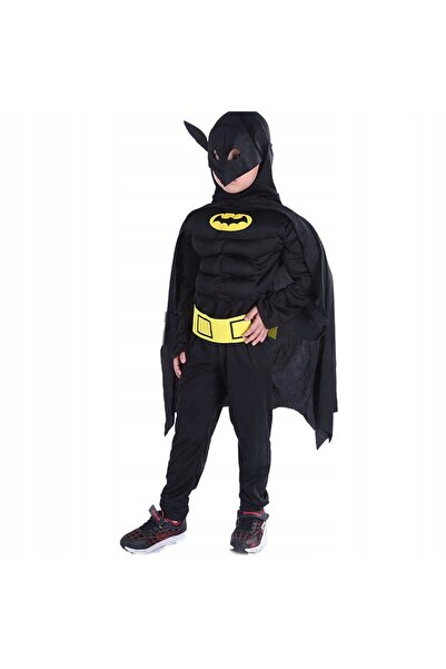 NO BRAND Costum Batman pentru băiat, corp robust și musculos + mască, costum ...