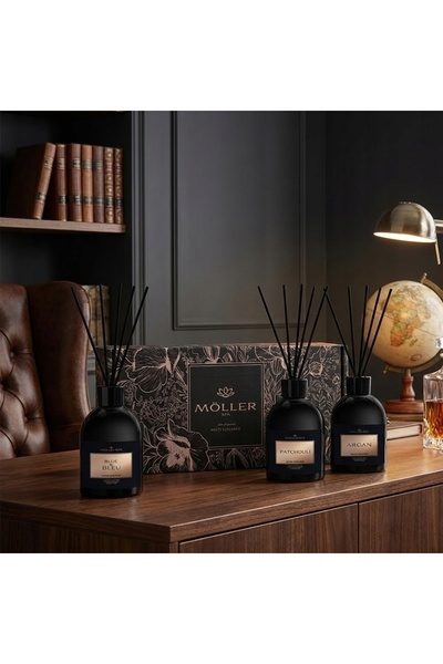 NO BRAND Set cadou pentru bărbați – parfum pentru casă cu bețișoare, 750 ml, ...