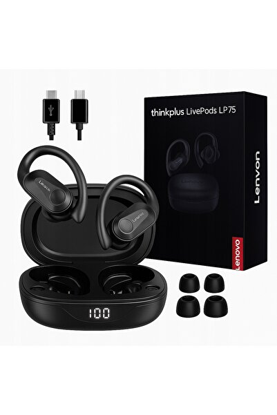 LENOVO Căști wireless in-ear pentru gaming Bluetooth 5.3 negre LP7