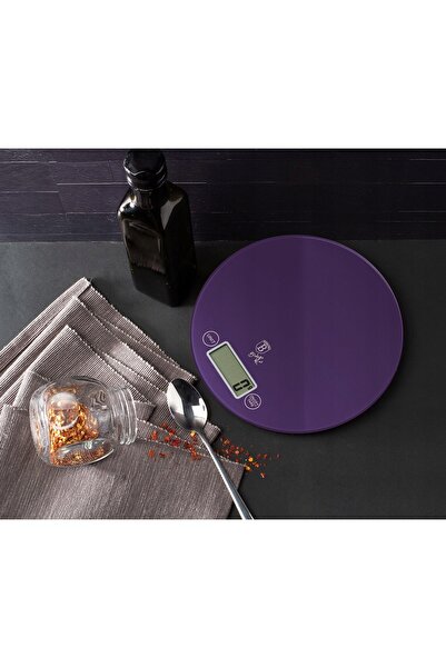 Berlinger Haus Cântar electronic de bucătărie de precizie, până la 5 kg, Purp...
