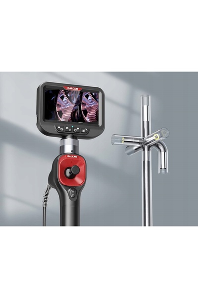 NO BRAND Ralcam F606B Cameră endoscop 6.2mm Endoscop 360 °   4.3 " de inspecț...