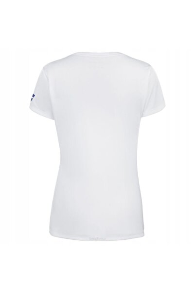 BABOLAT Tricou pentru copii Play Cap Sleeve Top Jr alb/alb 6-8