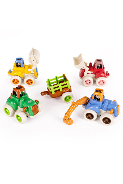 NO BRAND SET AUTEK, VEHICULE DE CONSTRUCȚII PENTRU COPII EXCAVATOR TRACTOR, S...