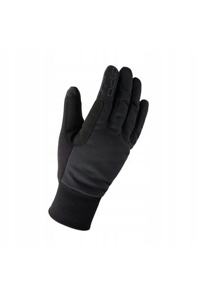 Odlo Mănuși softshell antivânt cu degete întregi MULTISPORTWARM negre