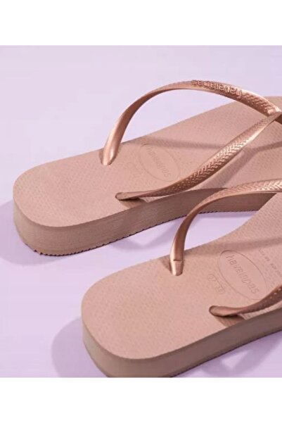 NO BRAND Havaianas Slim Platform pentru femei japoneze, culoare crocus rose, ...