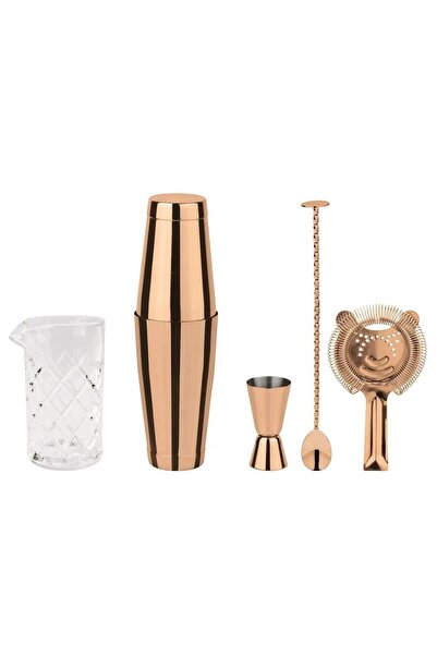 NO BRAND Paderno Set de bar Crystal, 5 piese, accesorii pentru băuturi
