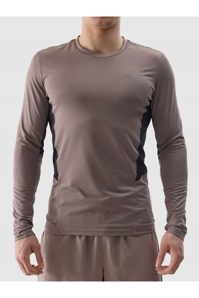 4F Tricou cu mânecă lungă pentru bărbați FNK M183 maro