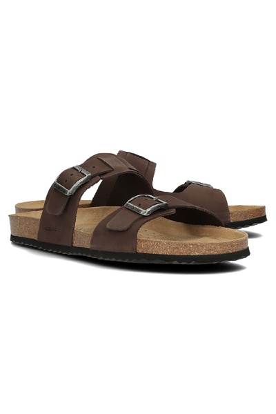 NO BRAND Șlapi bărbați Geox Sandal Ghita cafea 44 EU