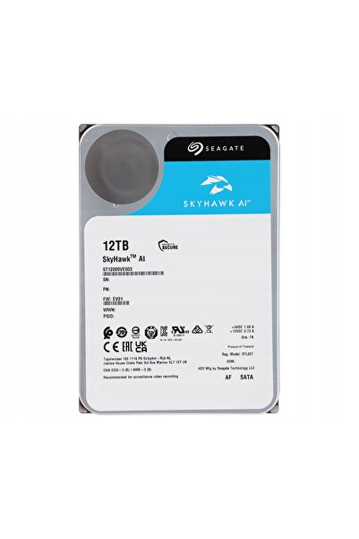 Seagate SkyHawk AI +Rescue 12TB 3.5'' SATA III (6 Gb/s) Hard disk de server