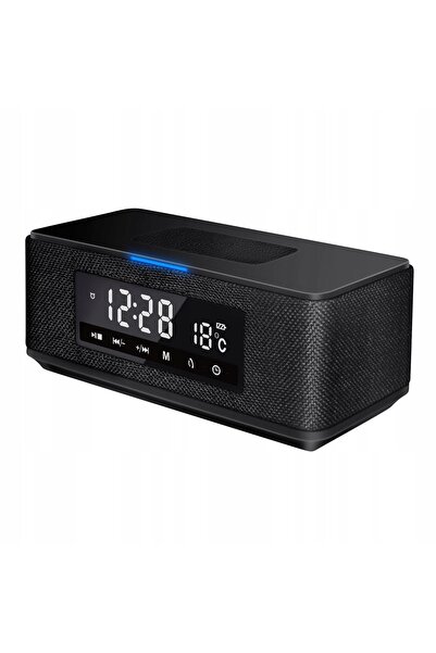 Platinet Boxă wireless cu radio, ceas cu alarmă și încărcător